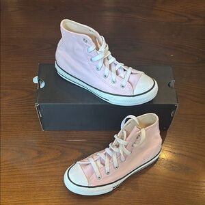 Converse Light Pink High-Tops Kids asst TL